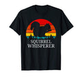 Squirrel Whisperer Sunset Distressed T-Shirt - Trendy Graphic Unisex - T-Shirt, Sweatshirt, Hoodie