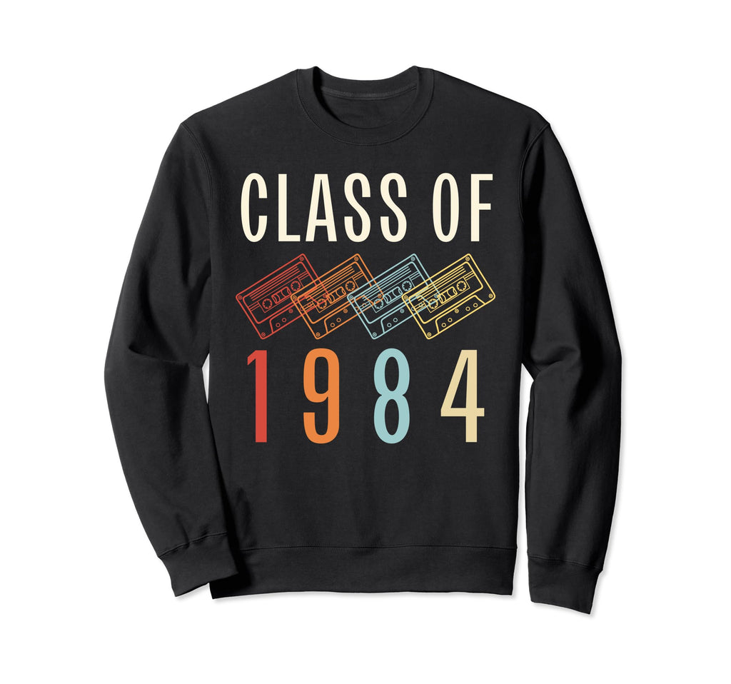 Class 1984 Cassette Tape 40Th Reunion Sweatshirt - Trendy Graphic Unisex - T-Shirt, Sweatshirt, Hoodie