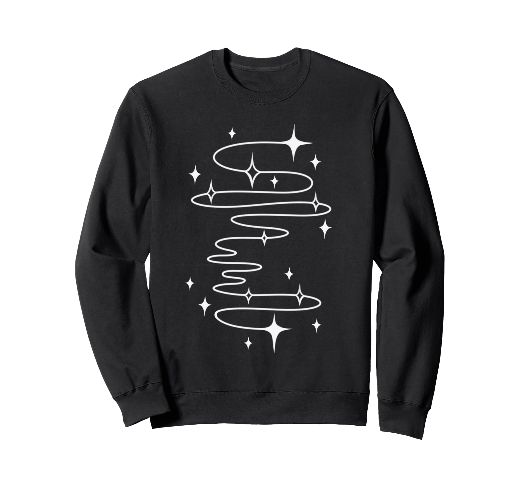 Y2K 90S Star Road Starry Sky Sweatshirt - Aesthetic Graphic for Adults - T-Shirt, Sweatshirt, Hoodie