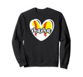 Baseball Softball Mama Heart Sweatshirt - Custom Art Print Men Women - T-Shirt, Sweatshirt, Hoodie
