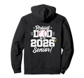 Class 2026 Senior Year Baseball Dad Hoodie - Novelty Apparel Men Women - T-Shirt, Sweatshirt, Hoodie