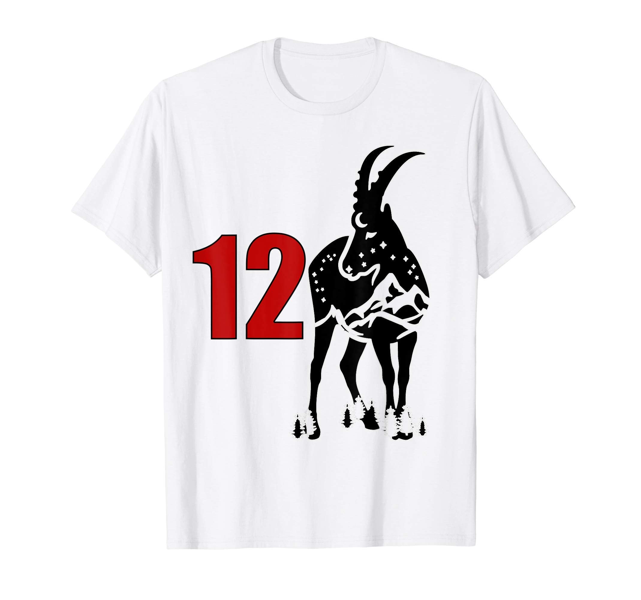 Distressed Goat 12 Greatest All Time T-Shirt - Casual Everyday Wear Unisex - T-Shirt, Sweatshirt, Hoodie