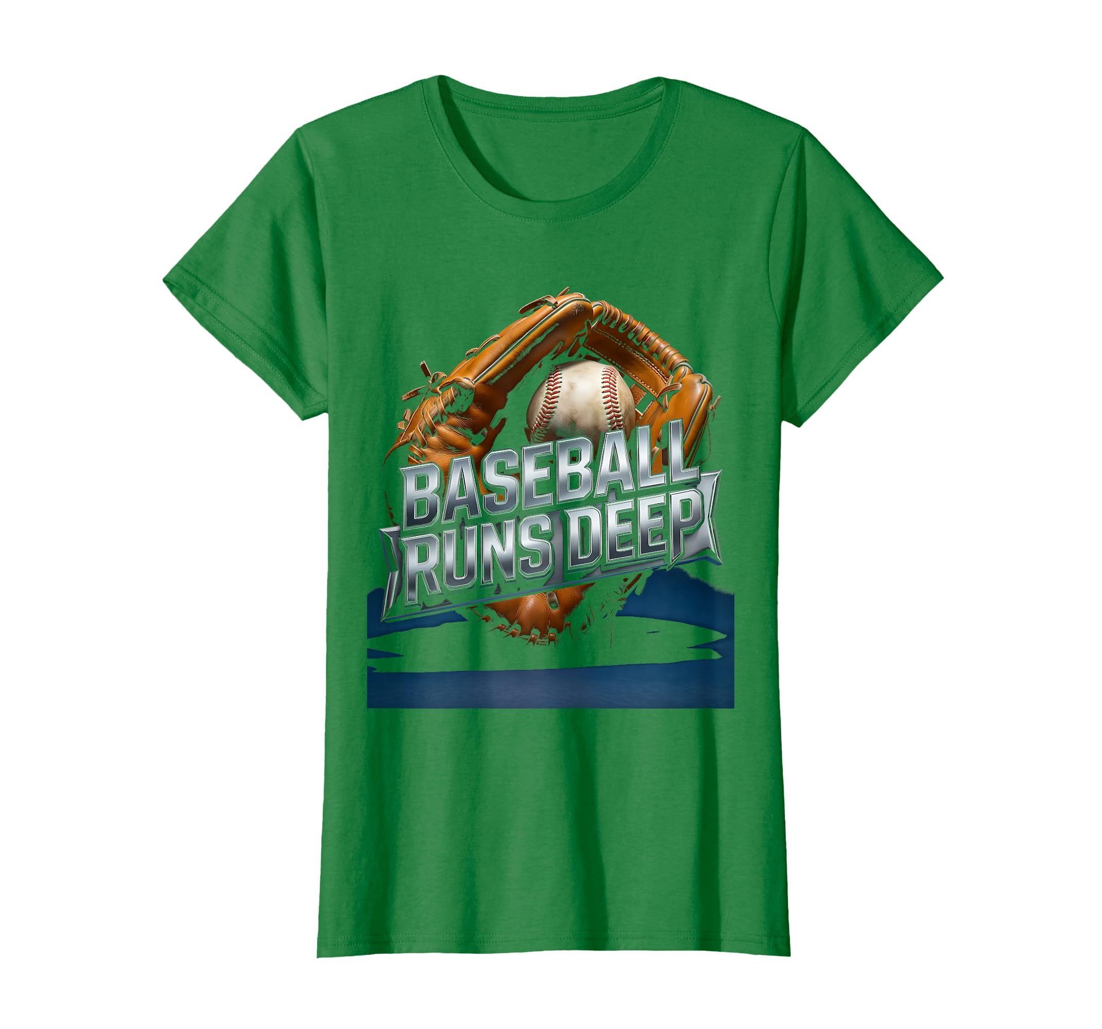 Baseball Runs Deep Proud Baseball Dad T-Shirt - Minimalist Print Unisex - T-Shirt, Sweatshirt, Hoodie