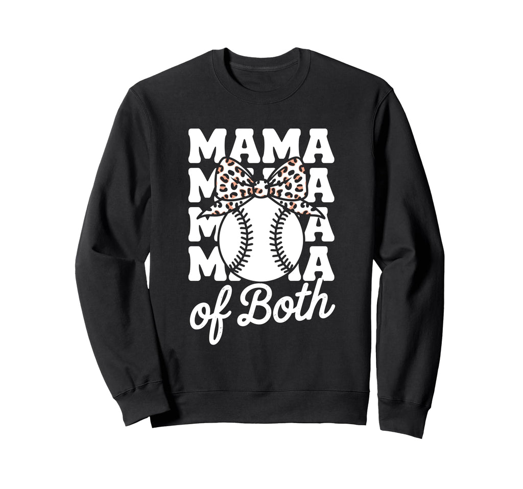 Leopard Mothers Day Mama Mom Both Sweatshirt - Aesthetic Graphic Men Women - T-Shirt, Sweatshirt, Hoodie