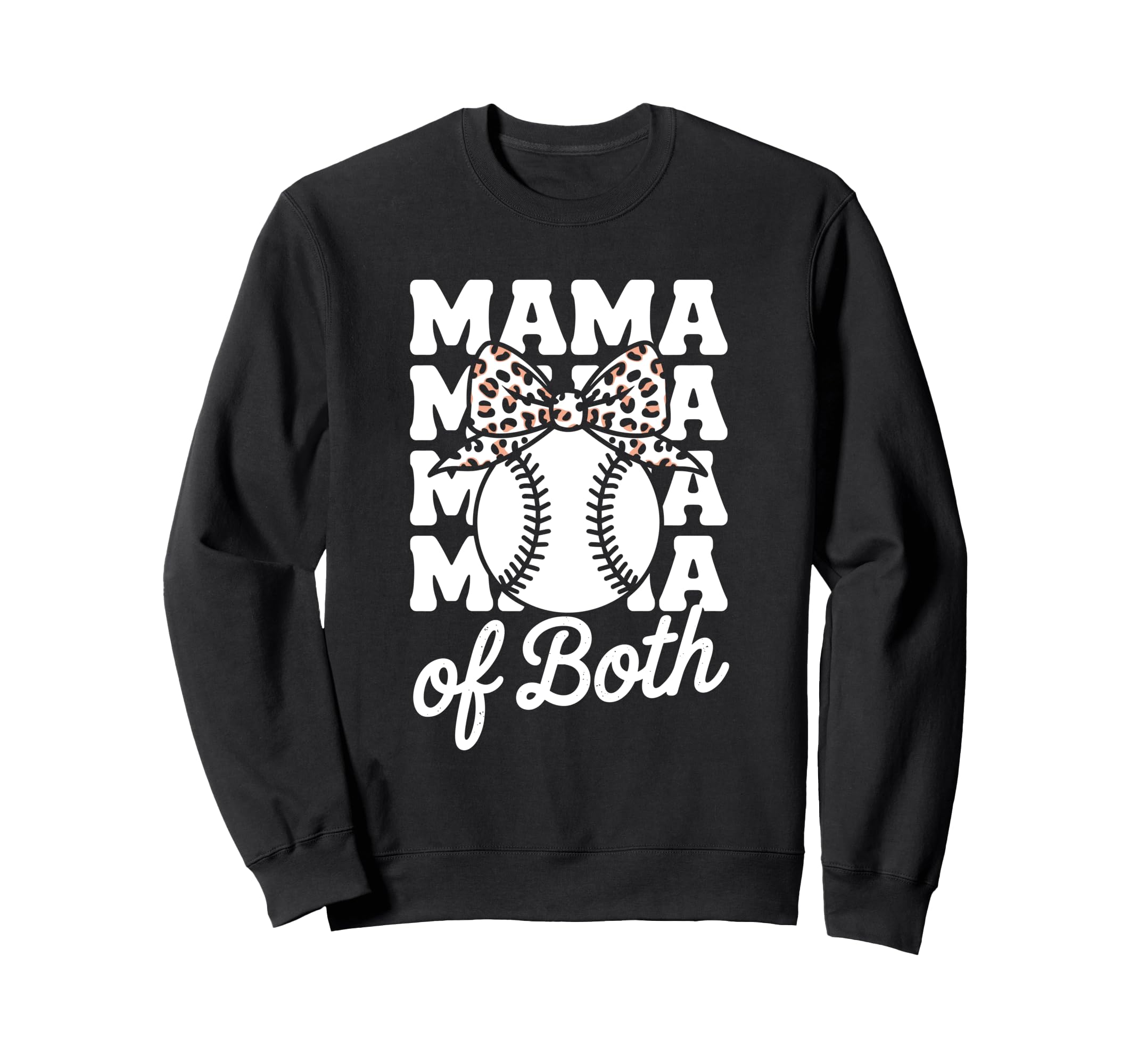 Leopard Mothers Day Mama Mom Both Sweatshirt - Aesthetic Graphic Men Women - T-Shirt, Sweatshirt, Hoodie