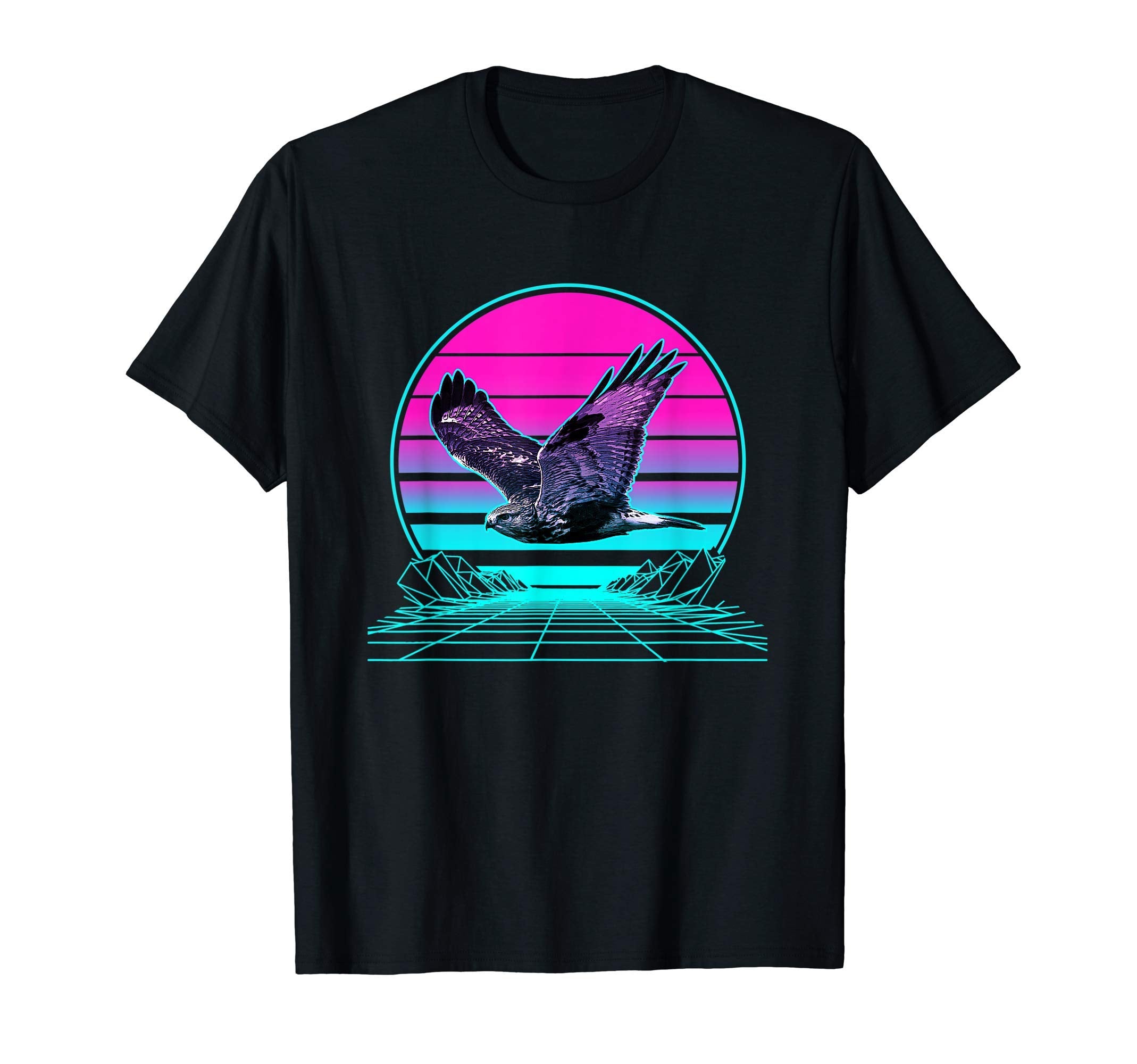 Sunset Hawk T-Shirt - Streetwear Style Unisex - T-Shirt, Sweatshirt, Hoodie
