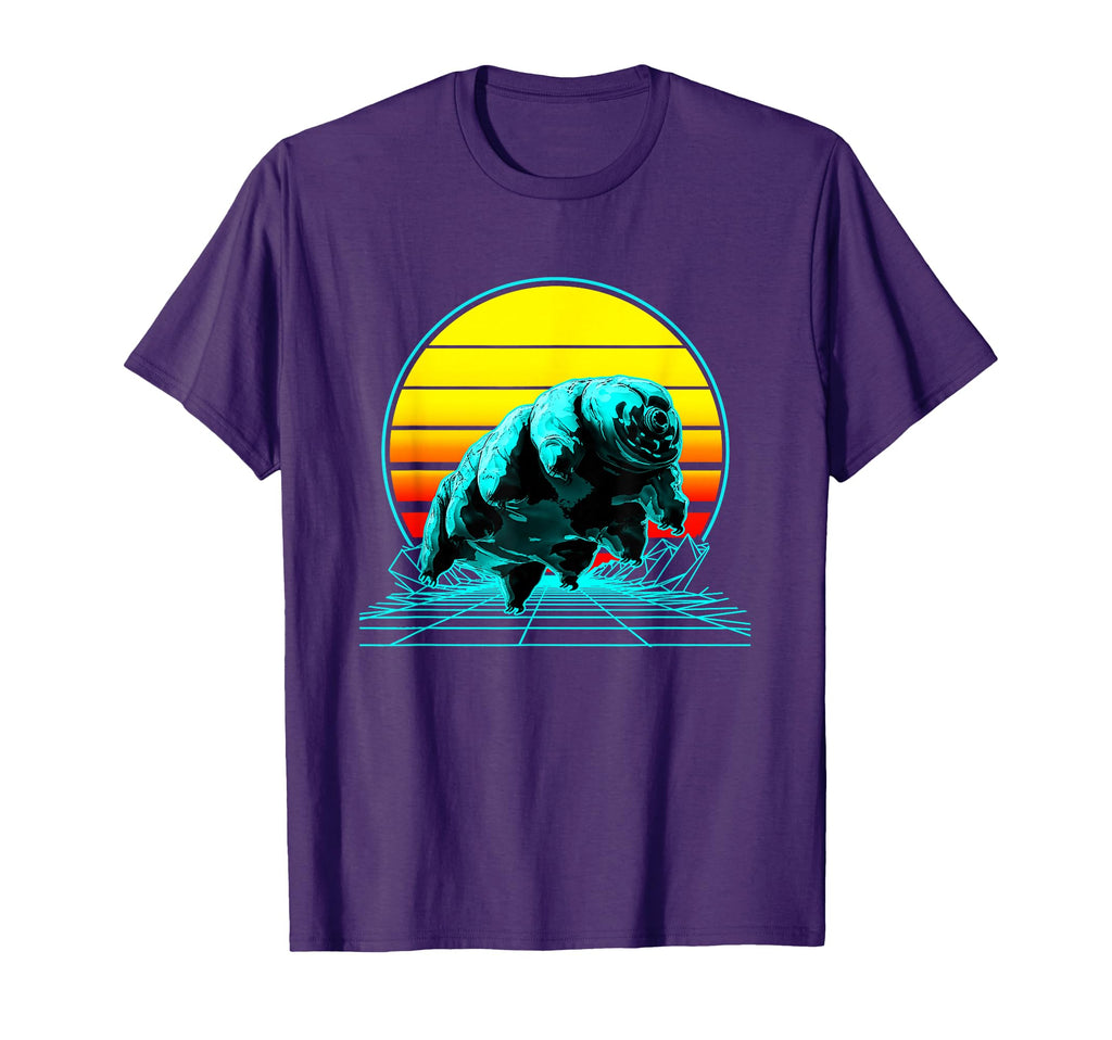 Sunset Tardigrade T-Shirt - Fun Novelty Design Men Women - T-Shirt, Sweatshirt, Hoodie