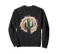Abstract Desert Cactus Boho Western Sweatshirt - Minimalist Print Unisex - T-Shirt, Sweatshirt, Hoodie
