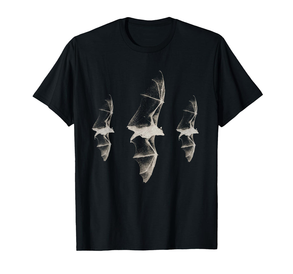 Three Bats Gothic Y2K 90S Grunge T-Shirt - Casual Everyday Wear for Adults - T-Shirt, Sweatshirt, Hoodie