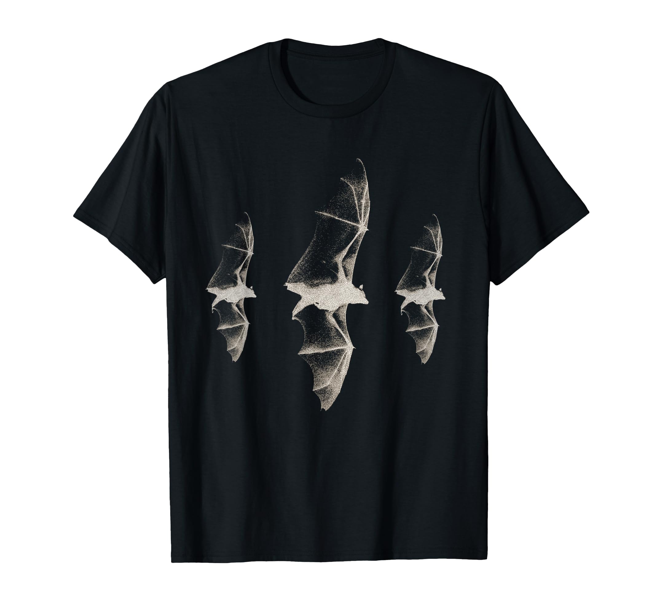 Three Bats Gothic Y2K 90S Grunge T-Shirt - Casual Everyday Wear for Adults - T-Shirt, Sweatshirt, Hoodie