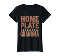 Home Plate Grandma Baseball Fan T-Shirt - Custom Art Print Unisex - T-Shirt, Sweatshirt, Hoodie