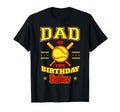 Dad Birthday Baller Baseball B Day Party T-Shirt - Custom Art Print Unisex - T-Shirt, Sweatshirt, Hoodie