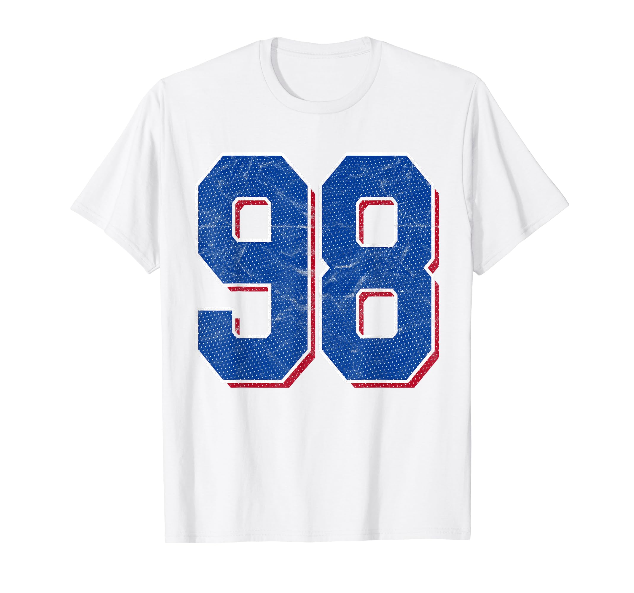 Number 98 Numbered Uniform Sports T-Shirt - Streetwear Style for Adults - T-Shirt, Sweatshirt, Hoodie