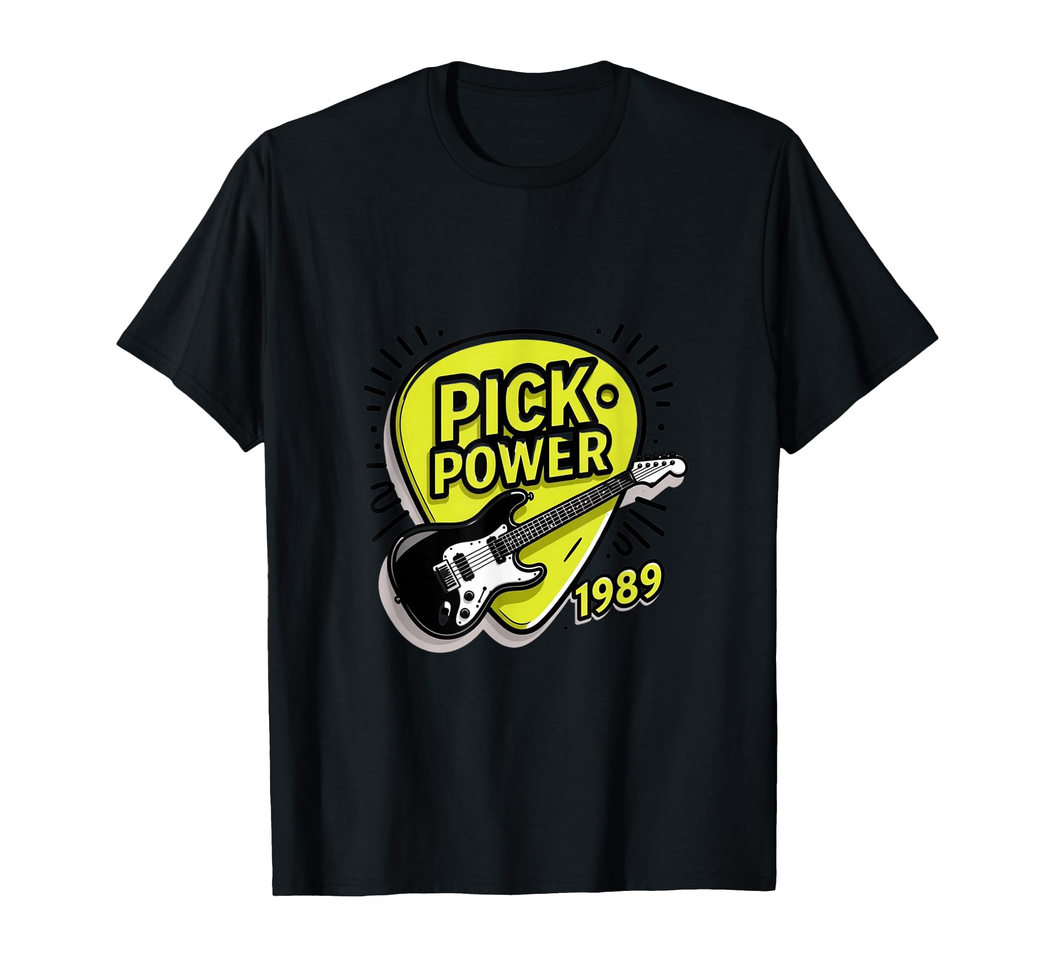 Guitar Player Music Lover 1989 T-Shirt - Minimalist Print Unisex - T-Shirt, Sweatshirt, Hoodie