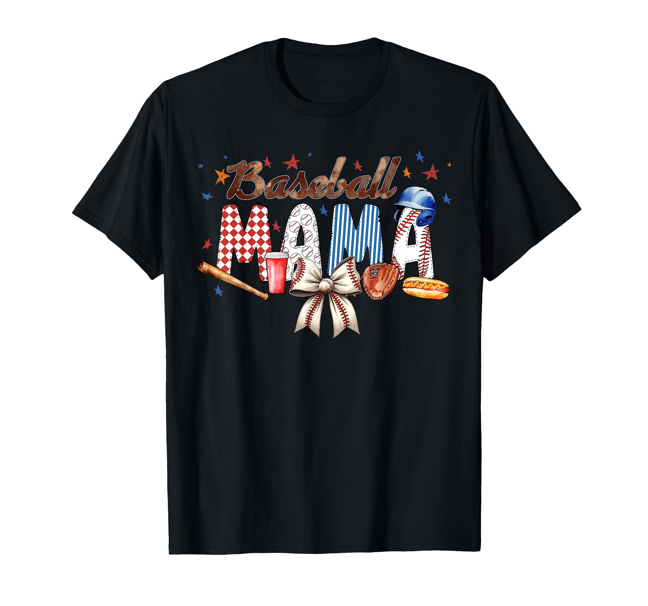 Baseball Coquette Bow Baseball Mama T-Shirt - Unique Graphic Unisex - T-Shirt, Sweatshirt, Hoodie