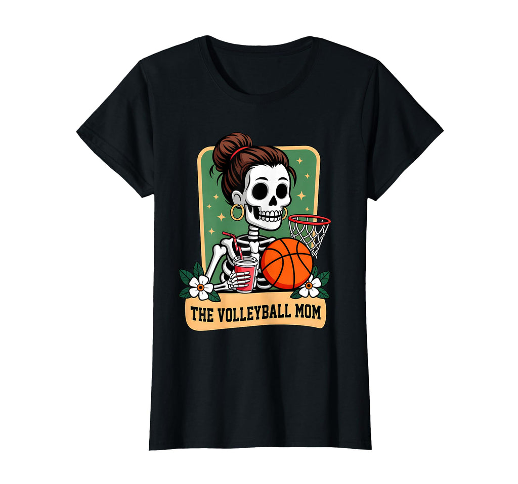 Basketball Mom Tarot Card Skeleton T-Shirt - Minimalist Print for Adults - T-Shirt, Sweatshirt, Hoodie