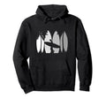 Surfing Surfer Surf Hoodie - Custom Art Print Unisex - T-Shirt, Sweatshirt, Hoodie