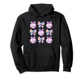 Baseball Coquette Bows Purple Trendy Hoodie - Trendy Graphic for Adults - T-Shirt, Sweatshirt, Hoodie