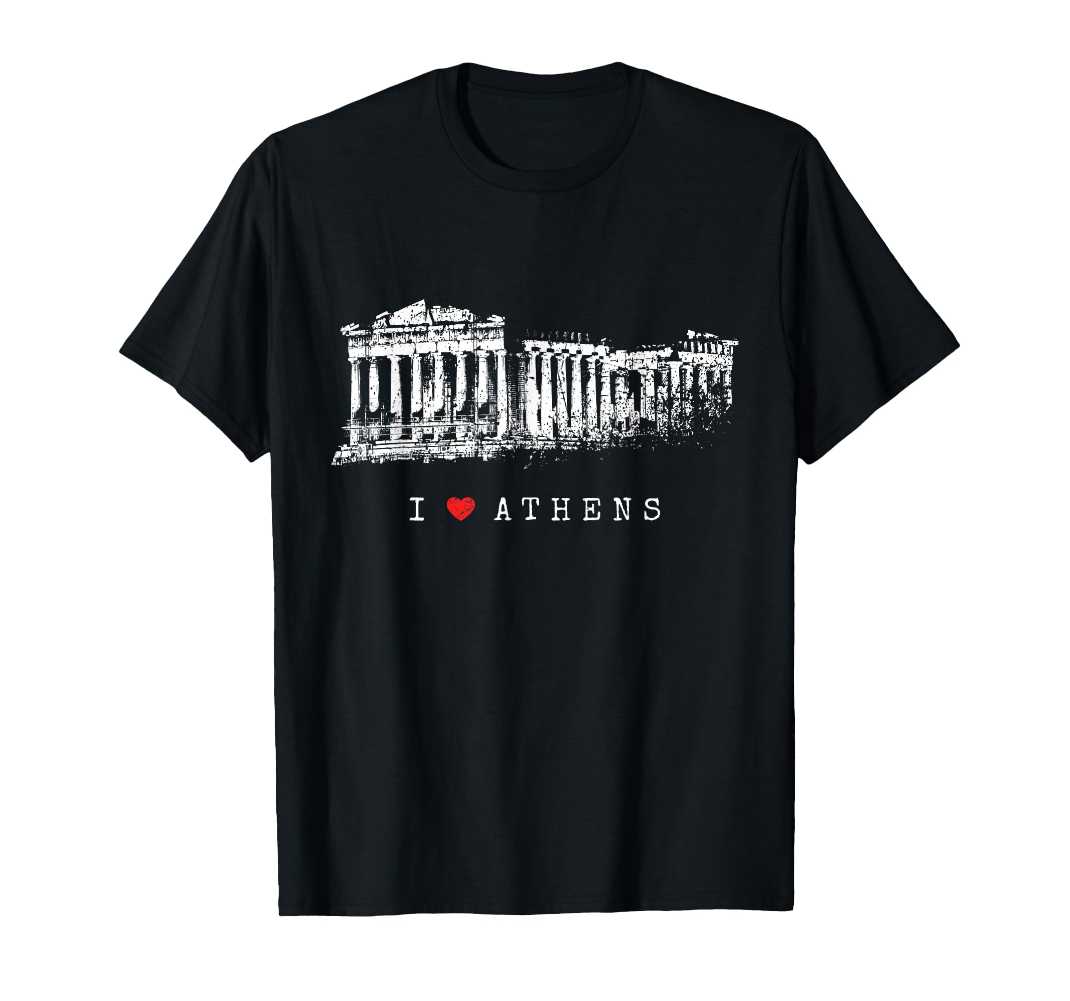 Athens Acropolis Skyline Greece T-Shirt - Casual Everyday Wear Unisex - T-Shirt, Sweatshirt, Hoodie