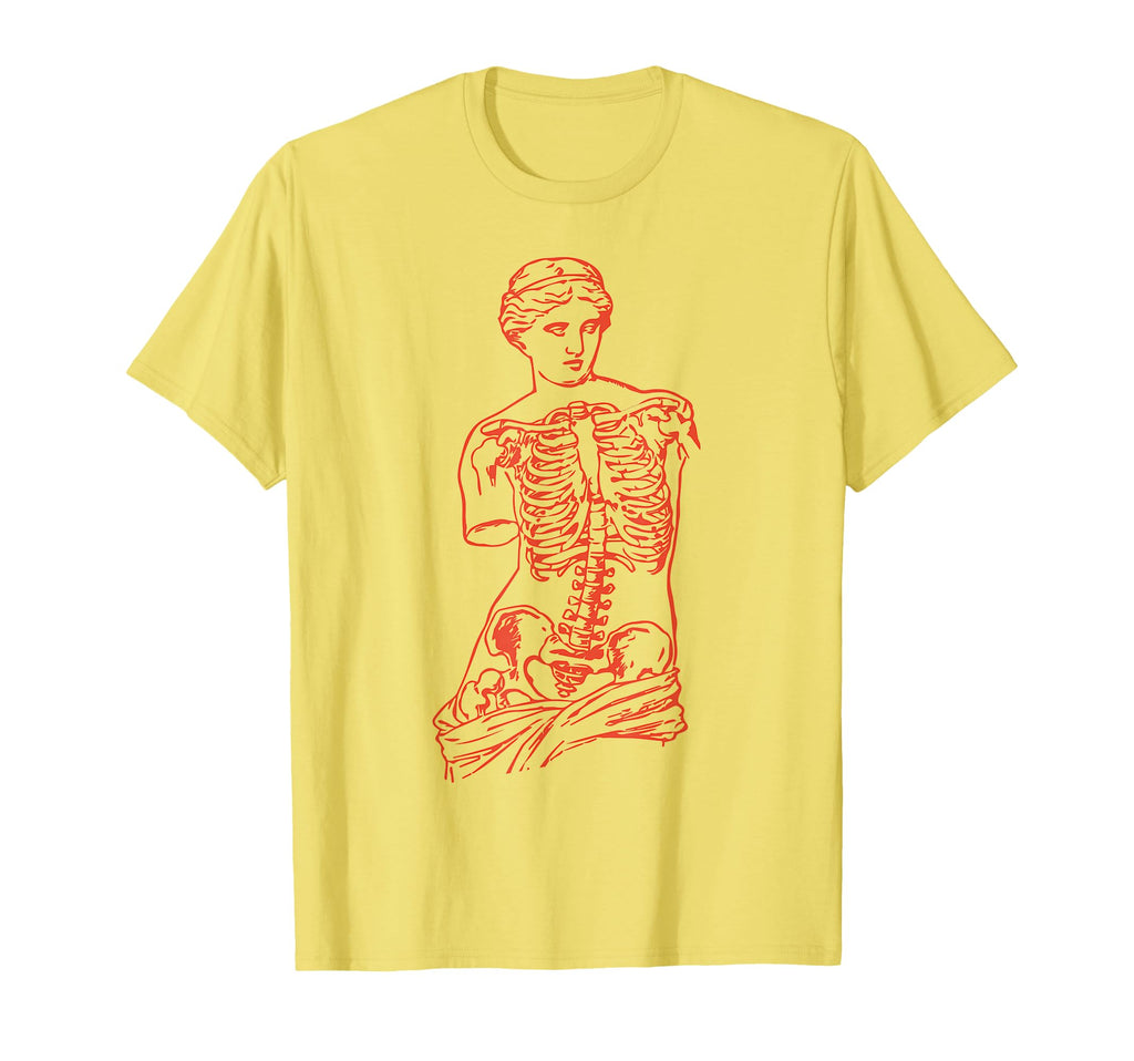 Venus Skeleton Vaporwave Aesthetic Soft T-Shirt - Aesthetic Graphic Unisex - T-Shirt, Sweatshirt, Hoodie
