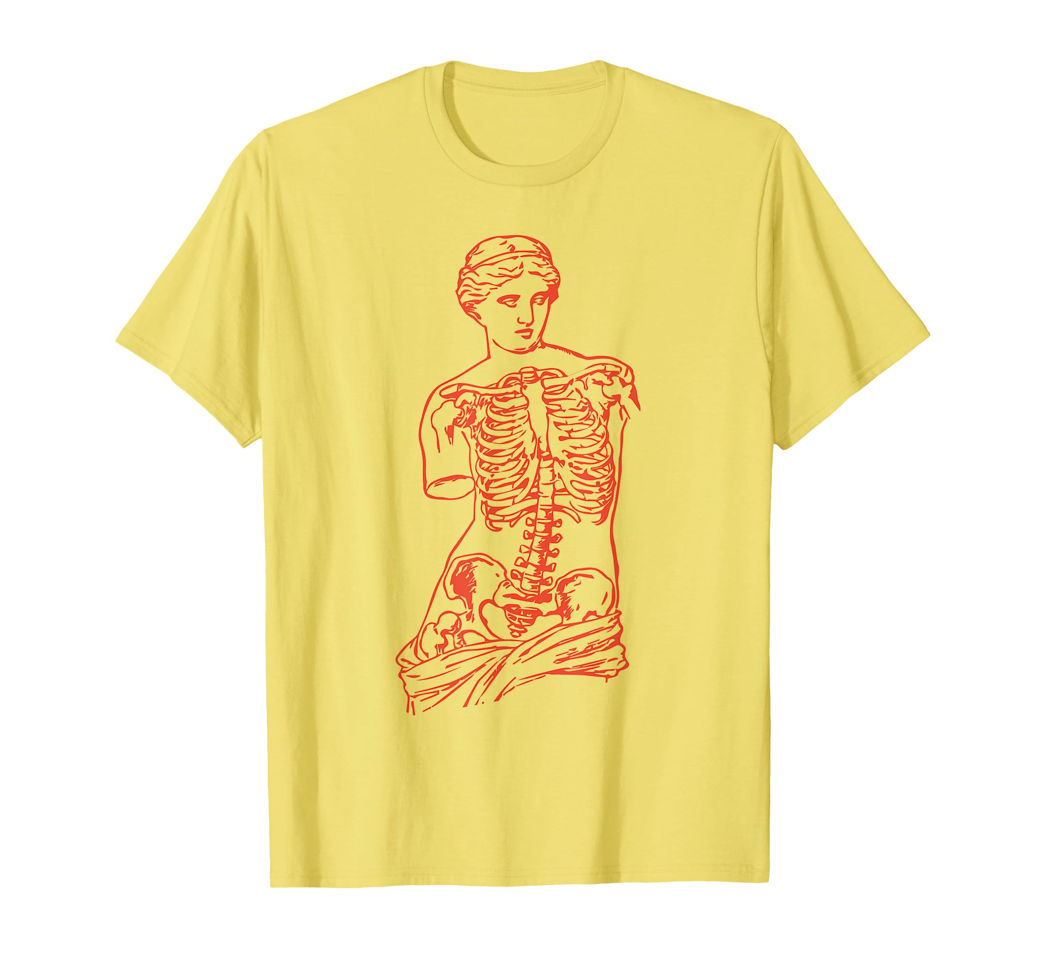Venus Skeleton Vaporwave Aesthetic Soft T-Shirt - Aesthetic Graphic Unisex - T-Shirt, Sweatshirt, Hoodie