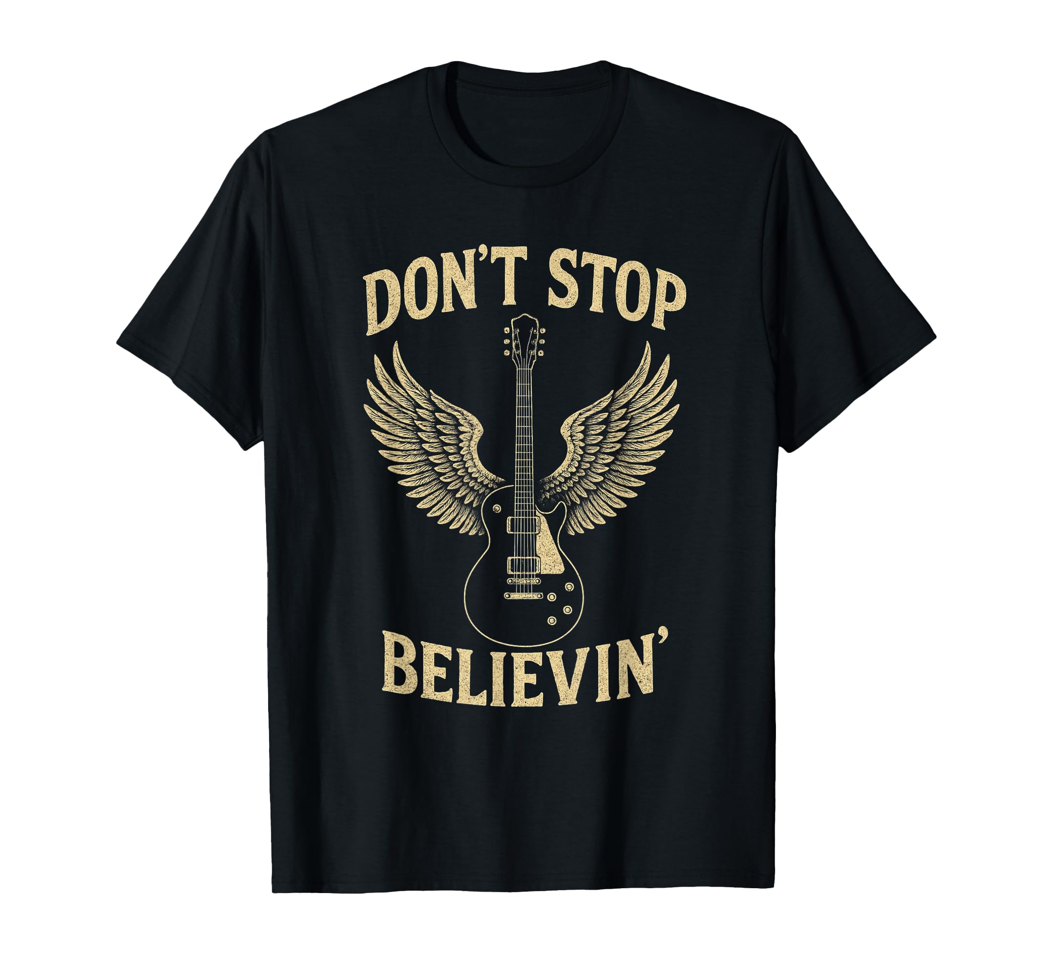 Dont Stop Believing 80S 90S Rock T-Shirt - Novelty Apparel for Adults - T-Shirt, Sweatshirt, Hoodie