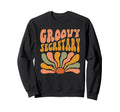 Groovy Secretary Flowers Mothers Sweatshirt - Custom Art Print for Adults - T-Shirt, Sweatshirt, Hoodie