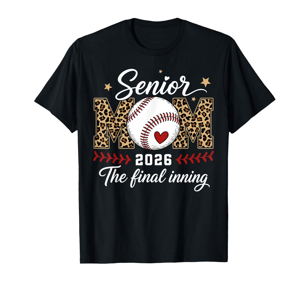 Baseball Senior Mom 2026 Final T-Shirt - Custom Art Print for Adults - T-Shirt, Sweatshirt, Hoodie