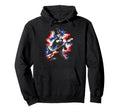 Abe Lincoln Abraham Playing Guitar 4Th Hoodie - Minimalist Print Unisex - T-Shirt, Sweatshirt, Hoodie