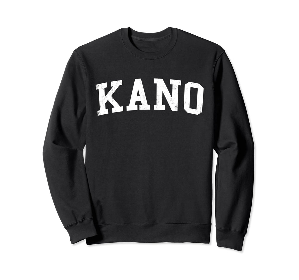 Kano Nigeria Distressed White Varsity Sweatshirt - Trendy Graphic Men Women - T-Shirt, Sweatshirt, Hoodie