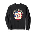 Adbert Alzolay American Flag Sweatshirt - Novelty Apparel for Adults - T-Shirt, Sweatshirt, Hoodie