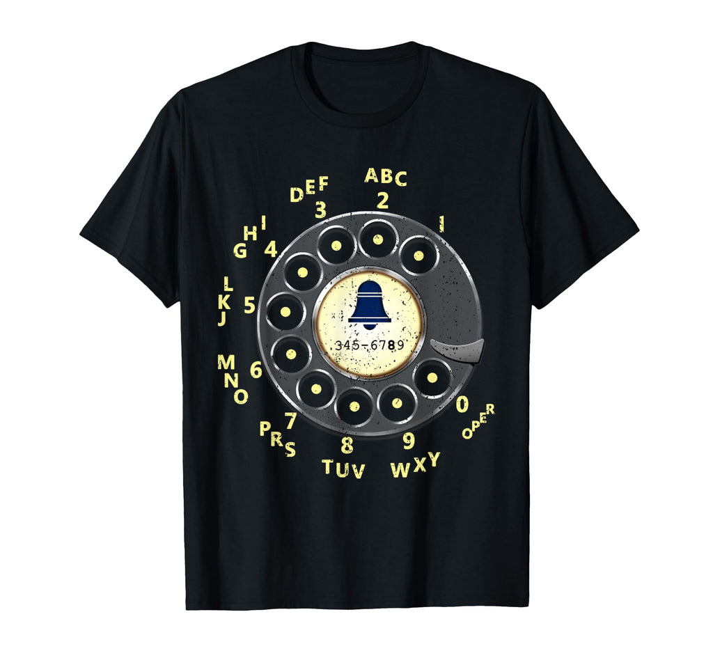 Rotary Dial Telephone T-Shirt - Novelty Apparel Men Women - T-Shirt, Sweatshirt, Hoodie