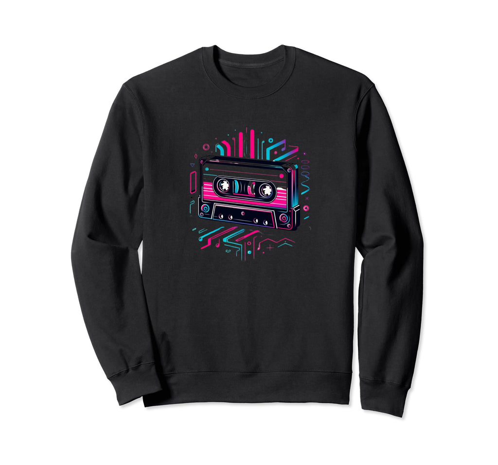 Cassette Tape Music Lover Sweatshirt - Novelty Apparel Men Women - T-Shirt, Sweatshirt, Hoodie