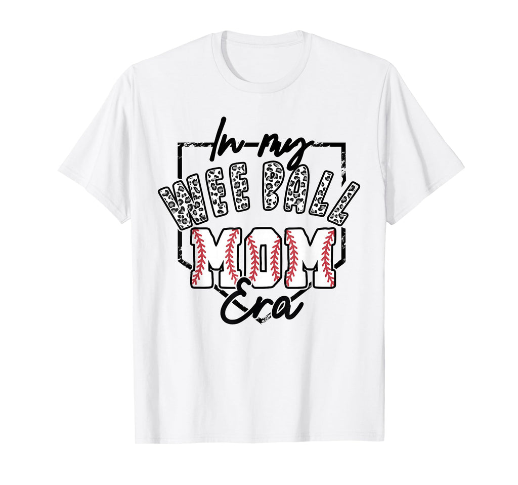 My Wee Ball Mom Era Leopard T-Shirt - Fun Novelty Design for Adults - T-Shirt, Sweatshirt, Hoodie