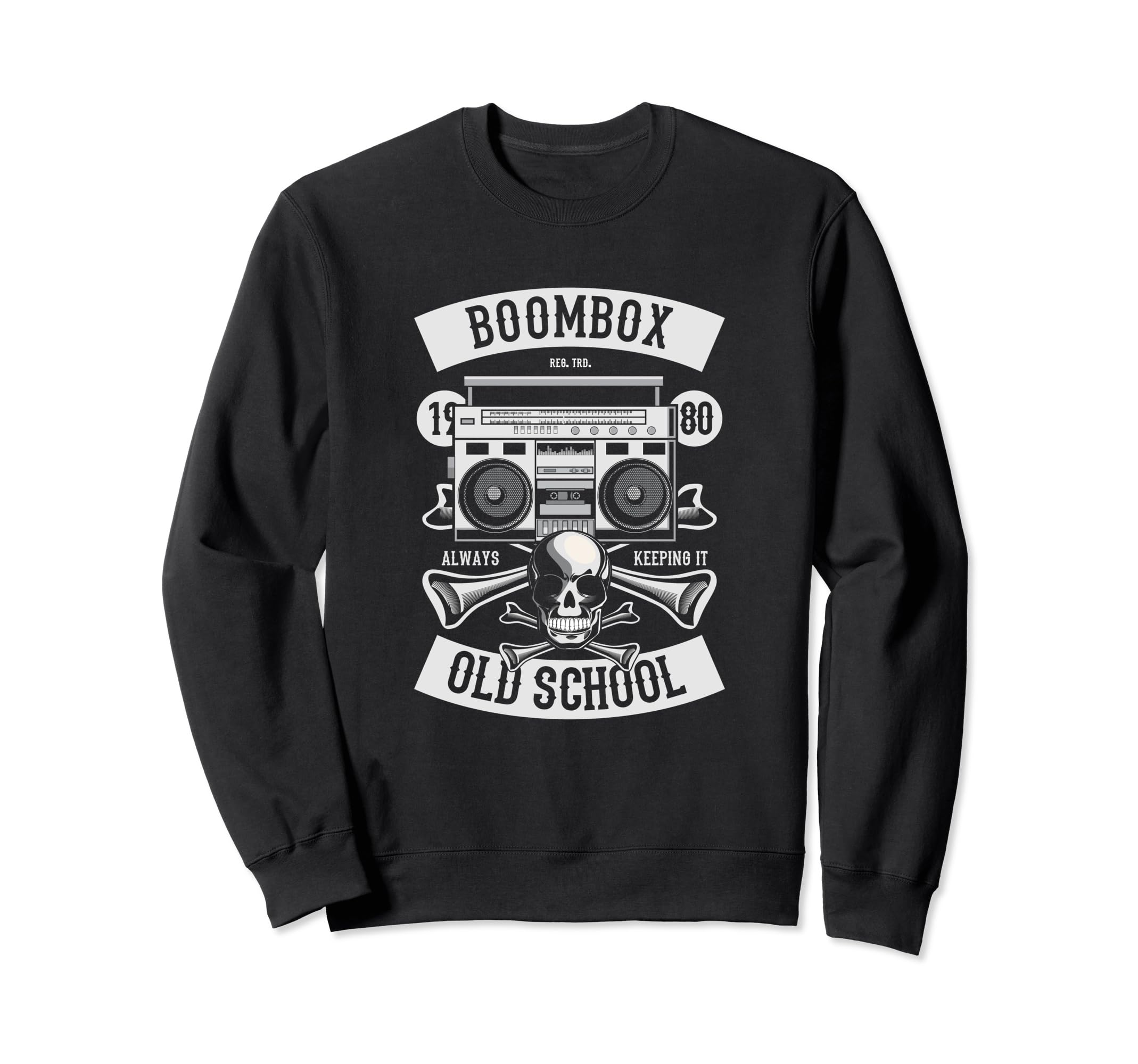 Old School Boombox Old School Sweatshirt - Novelty Apparel Men Women - T-Shirt, Sweatshirt, Hoodie