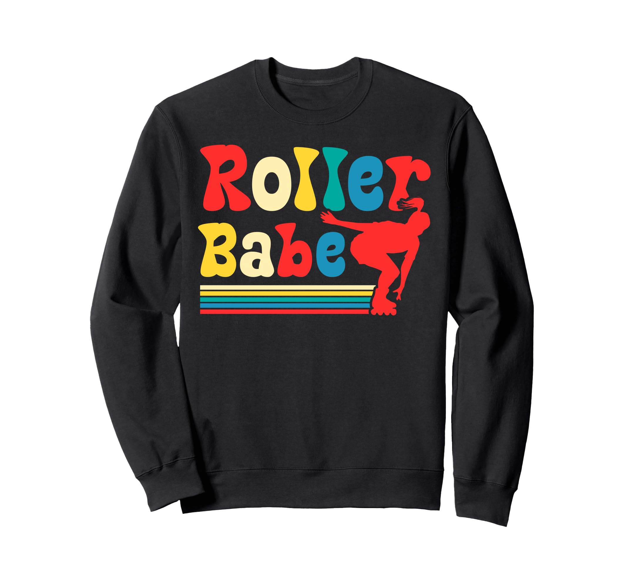 Roller Skating Skate 1970S Inline Sweatshirt - Minimalist Print Unisex - T-Shirt, Sweatshirt, Hoodie