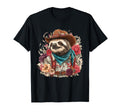 Country Cowboy Sloth Rodeo Cowgirl T-Shirt - Custom Art Print for Adults - T-Shirt, Sweatshirt, Hoodie