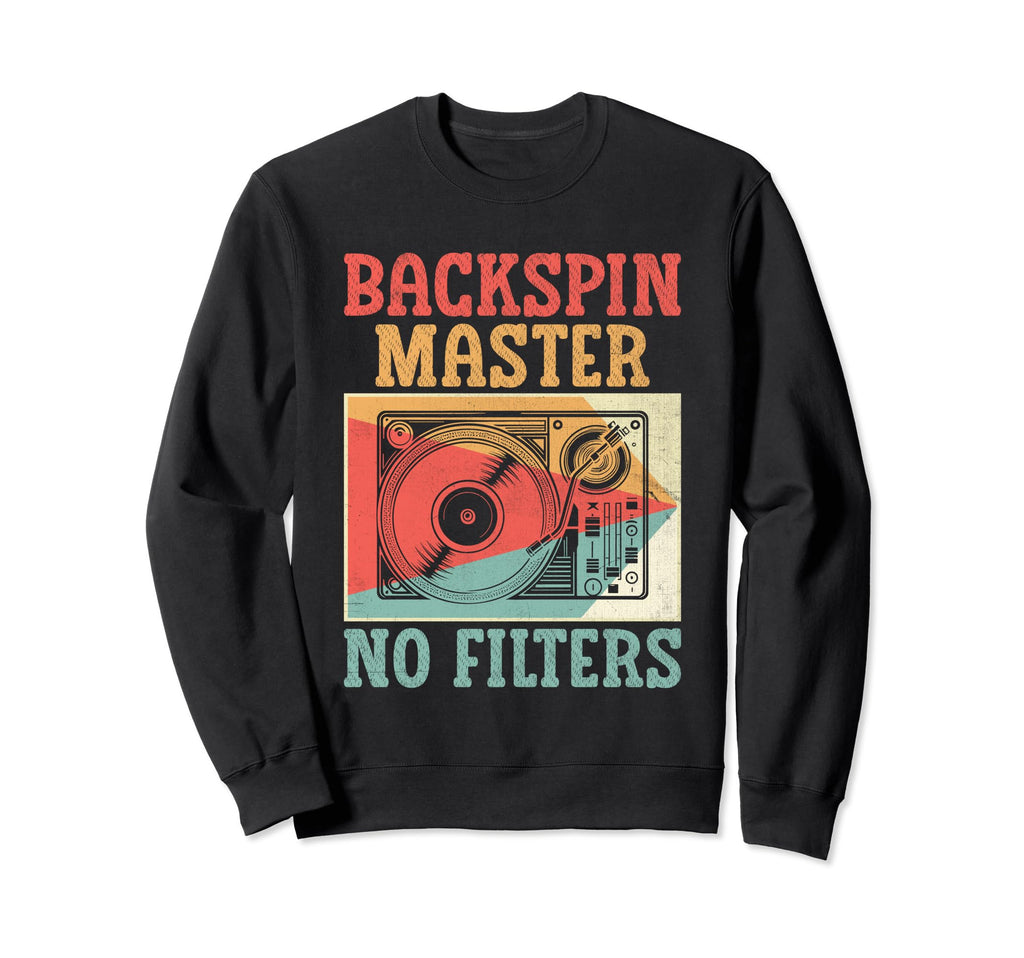 Funny Old School Dj Equipment Table Sweatshirt - Minimalist Print Unisex - T-Shirt, Sweatshirt, Hoodie