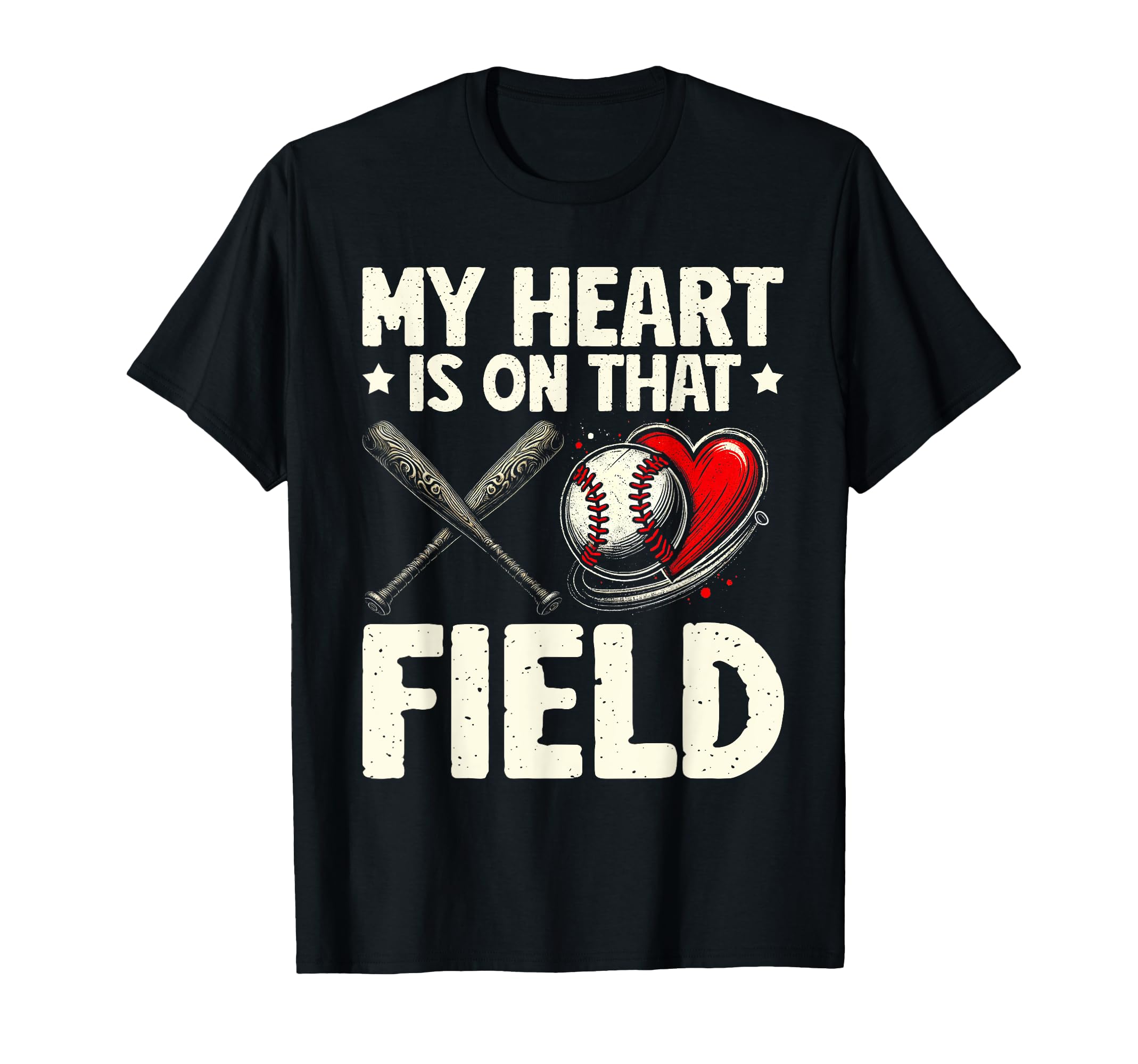 My Heart Is That Field Mothers Day T-Shirt - Custom Art Print Men Women - T-Shirt, Sweatshirt, Hoodie
