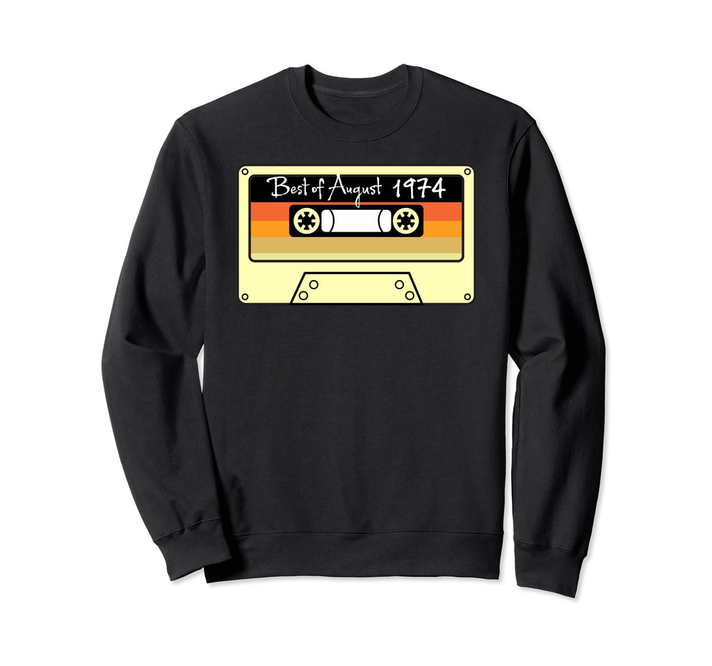 Best August 1974 Birthday Gift Sweatshirt - Custom Art Print for Adults - T-Shirt, Sweatshirt, Hoodie