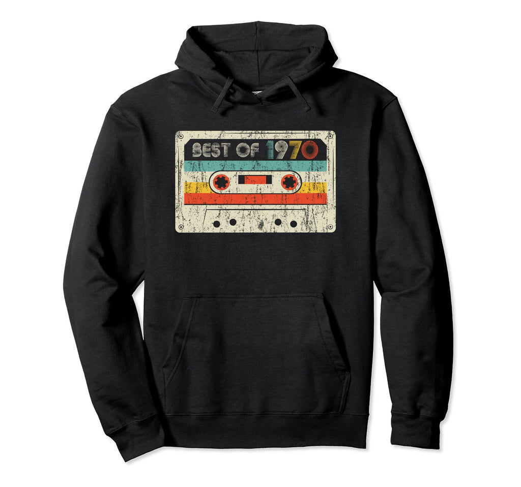 Best 1970 1970 Cassette Tape Birthday Hoodie - Aesthetic Graphic Unisex - T-Shirt, Sweatshirt, Hoodie