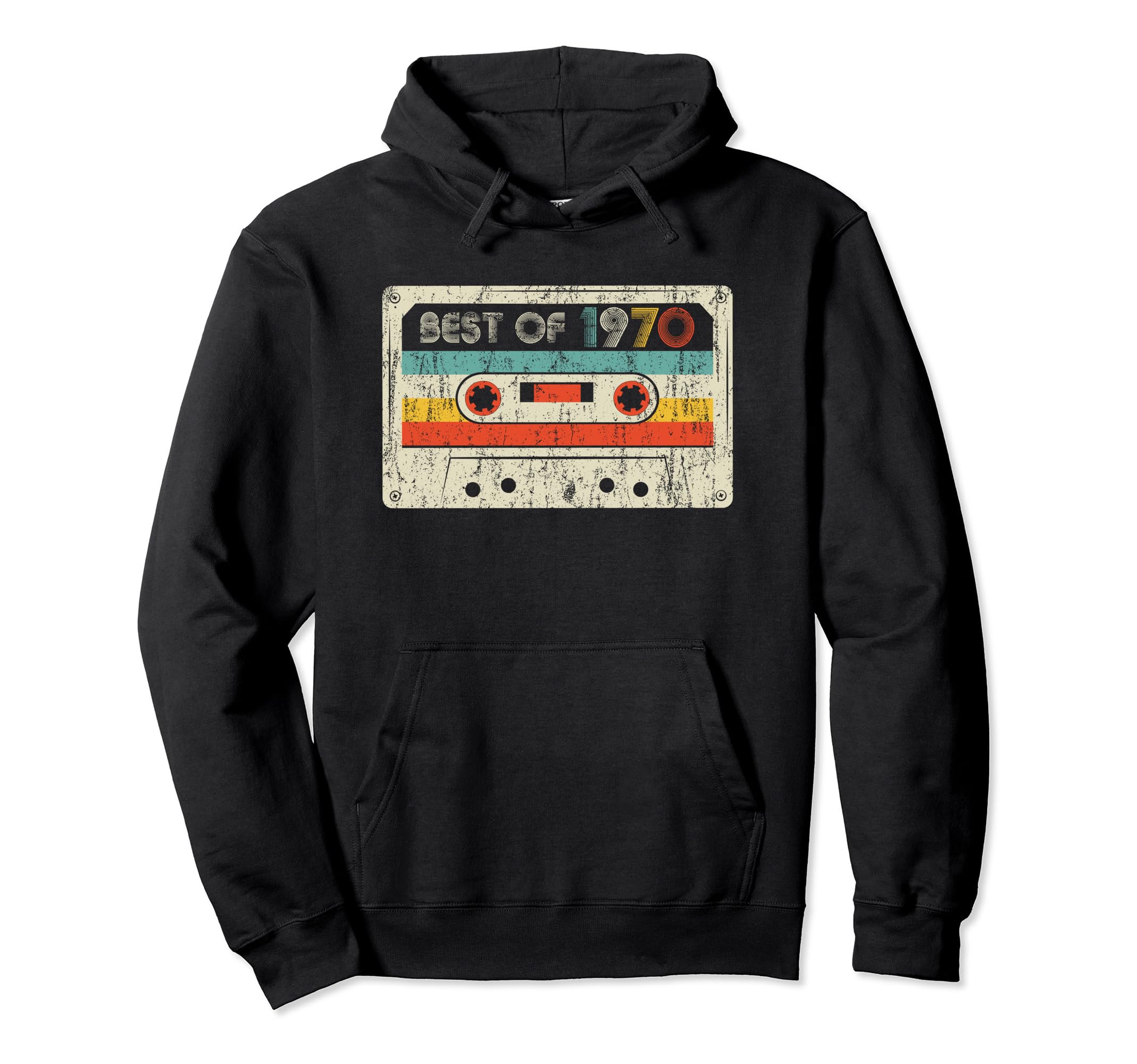 Best 1970 1970 Cassette Tape Birthday Hoodie - Aesthetic Graphic Unisex - T-Shirt, Sweatshirt, Hoodie