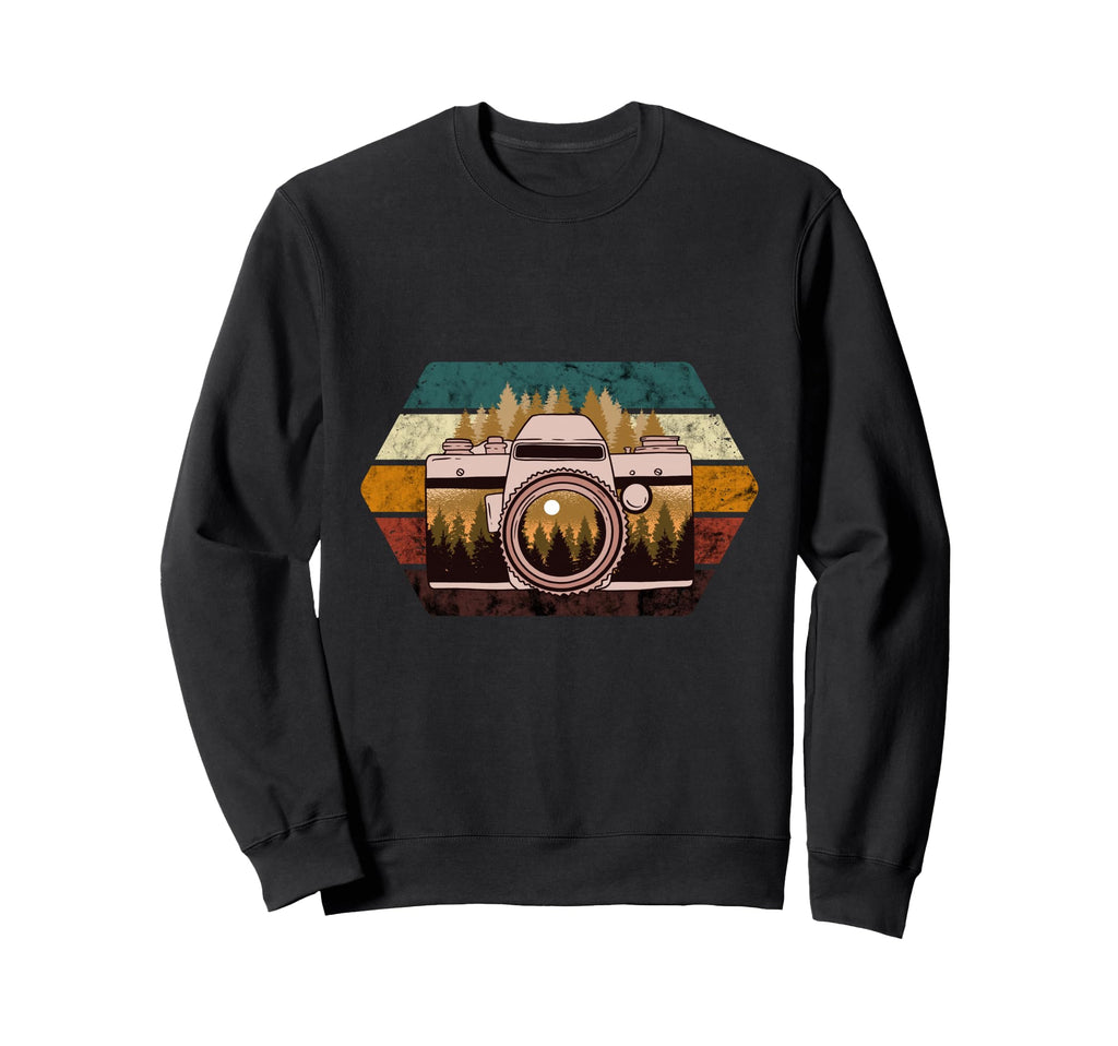 Photographer Landscape Camera Sweatshirt - Minimalist Print Men Women - T-Shirt, Sweatshirt, Hoodie