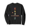 6 4 3 2 Double Play Baseball Sweatshirt - Minimalist Print Men Women - T-Shirt, Sweatshirt, Hoodie