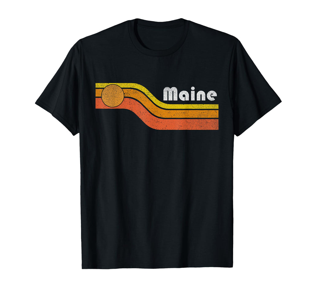 Maine 70S 80S T-Shirt - Novelty Apparel Unisex - T-Shirt, Sweatshirt, Hoodie
