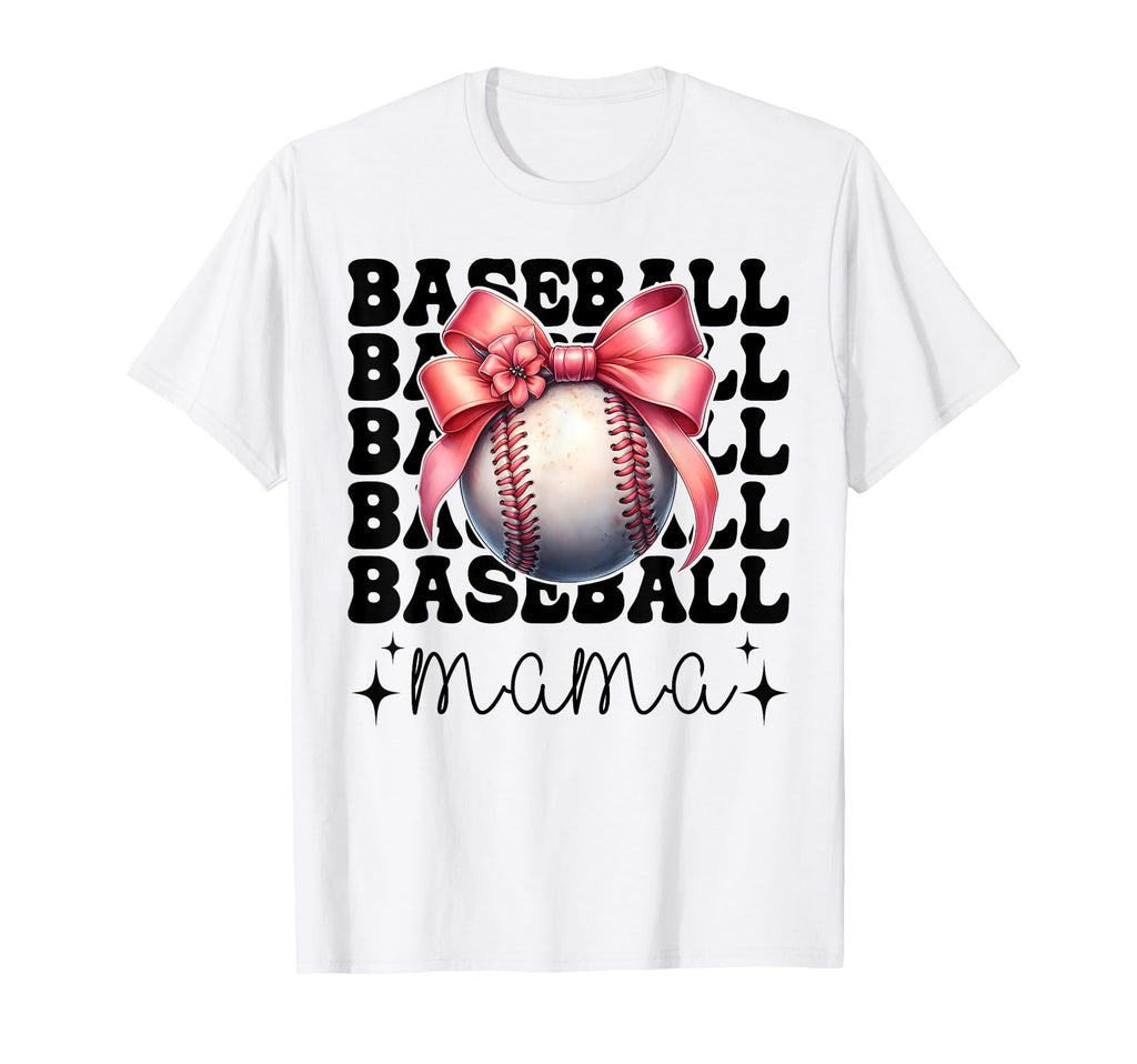 Baseball Mama Baseball Mom Mothers Day T-Shirt - Custom Art Print Unisex - T-Shirt, Sweatshirt, Hoodie