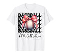 Baseball Mama Baseball Mom Mothers Day T-Shirt - Custom Art Print Unisex - T-Shirt, Sweatshirt, Hoodie
