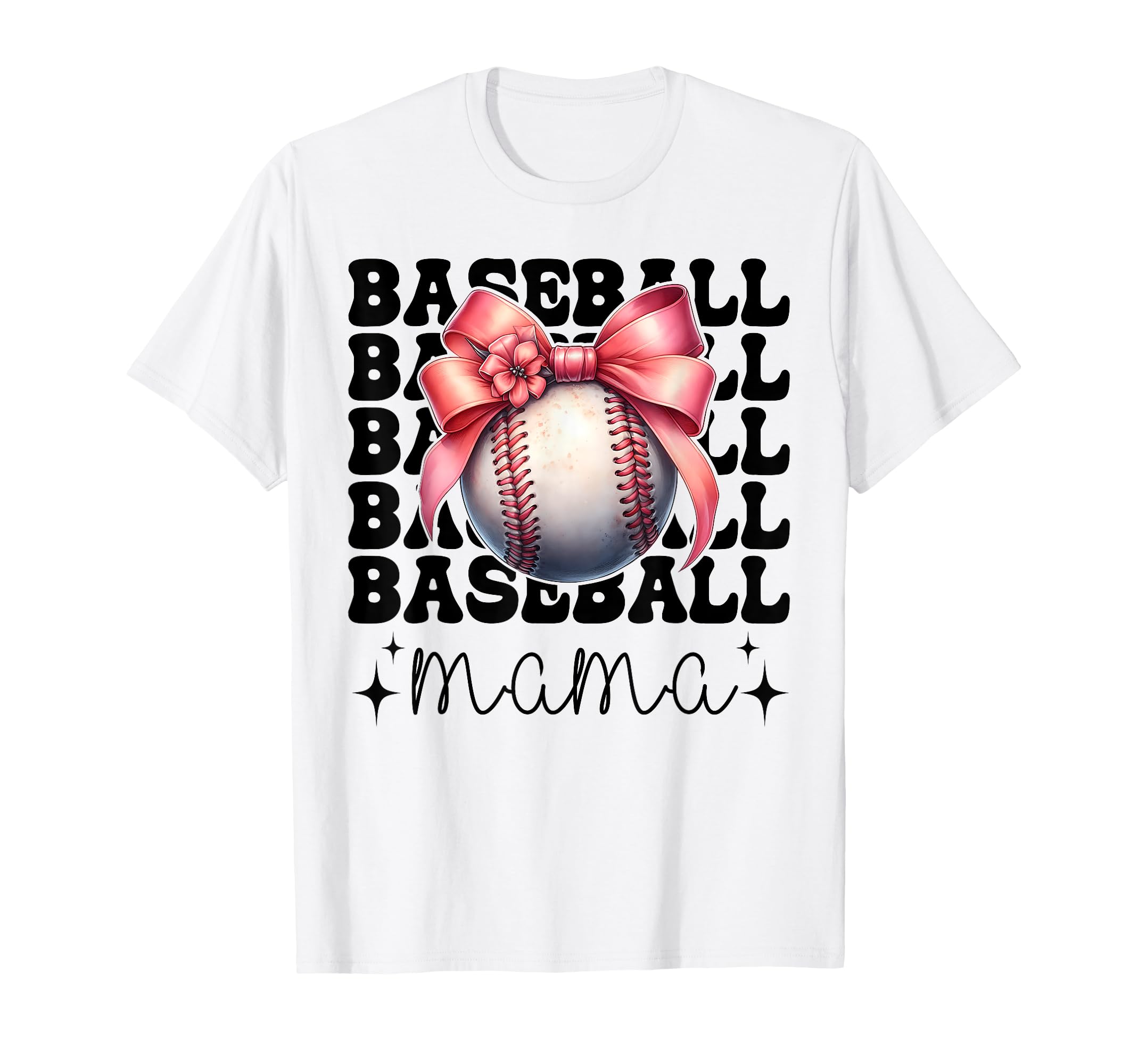 Baseball Mama Baseball Mom Mothers Day T-Shirt - Custom Art Print Unisex - T-Shirt, Sweatshirt, Hoodie