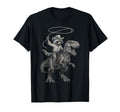 Raccoon Cowboy Western Trash Panda T-Shirt - Novelty Apparel for Adults - T-Shirt, Sweatshirt, Hoodie