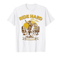 Ride Hard Cowboy Live Free Cowboy T-Shirt - Custom Art Print Men Women - T-Shirt, Sweatshirt, Hoodie